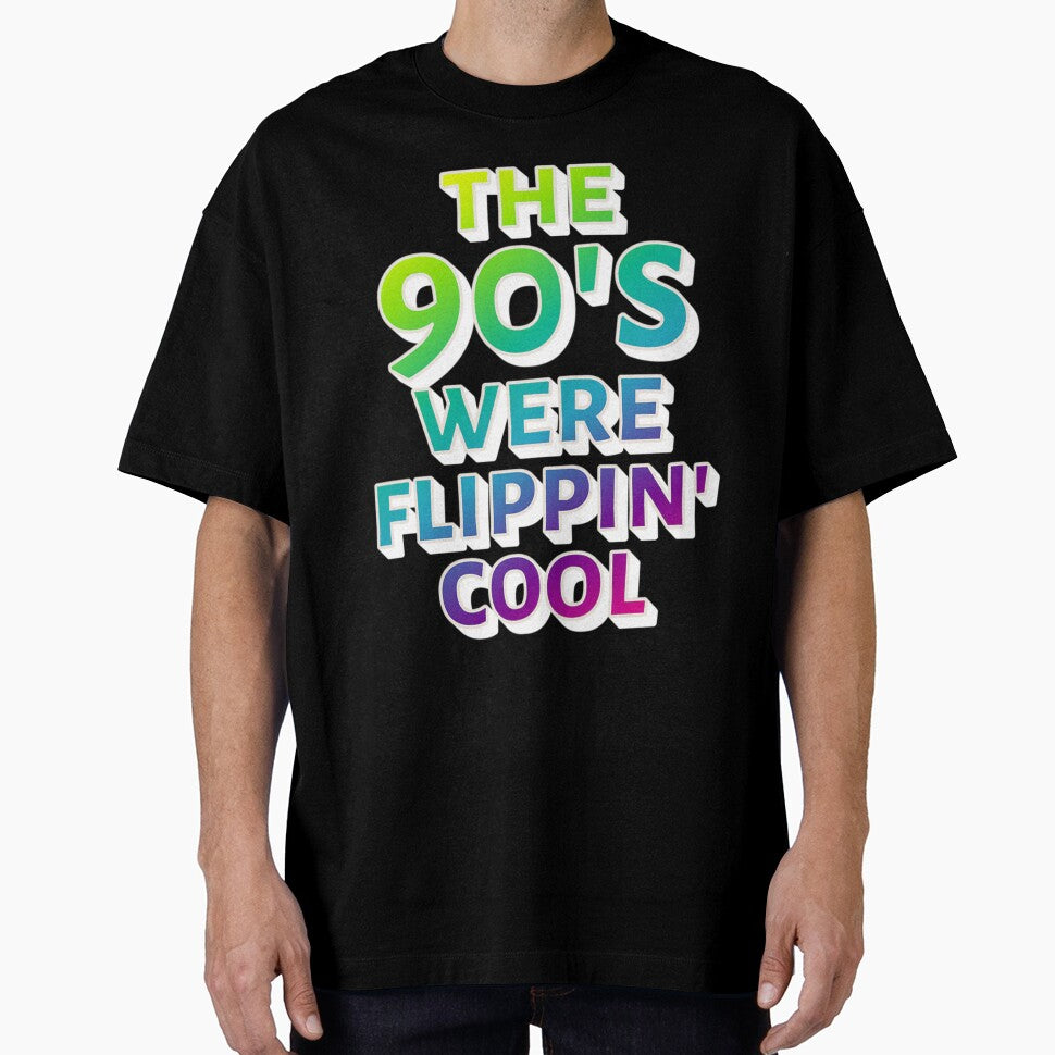 Colorful The 90'S Were Flippin' Cool Ombre Pastel Retro Style Design by ahronmitch4961 T-Shirts, Hoodie, Sweatshirt (Image 1)
