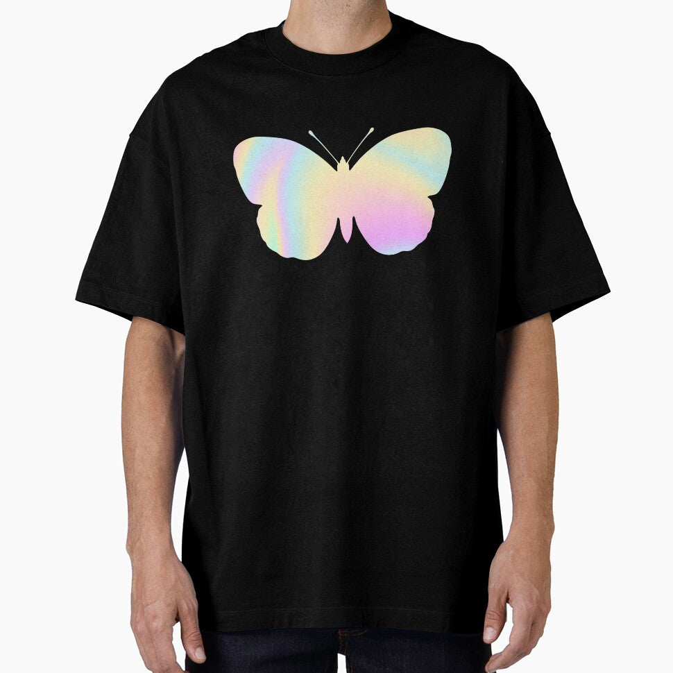 Rainbow Holographic Butterfly by ind3finite T-Shirts, Hoodie, Sweatshirt | BlankRebels.com (Image 1)