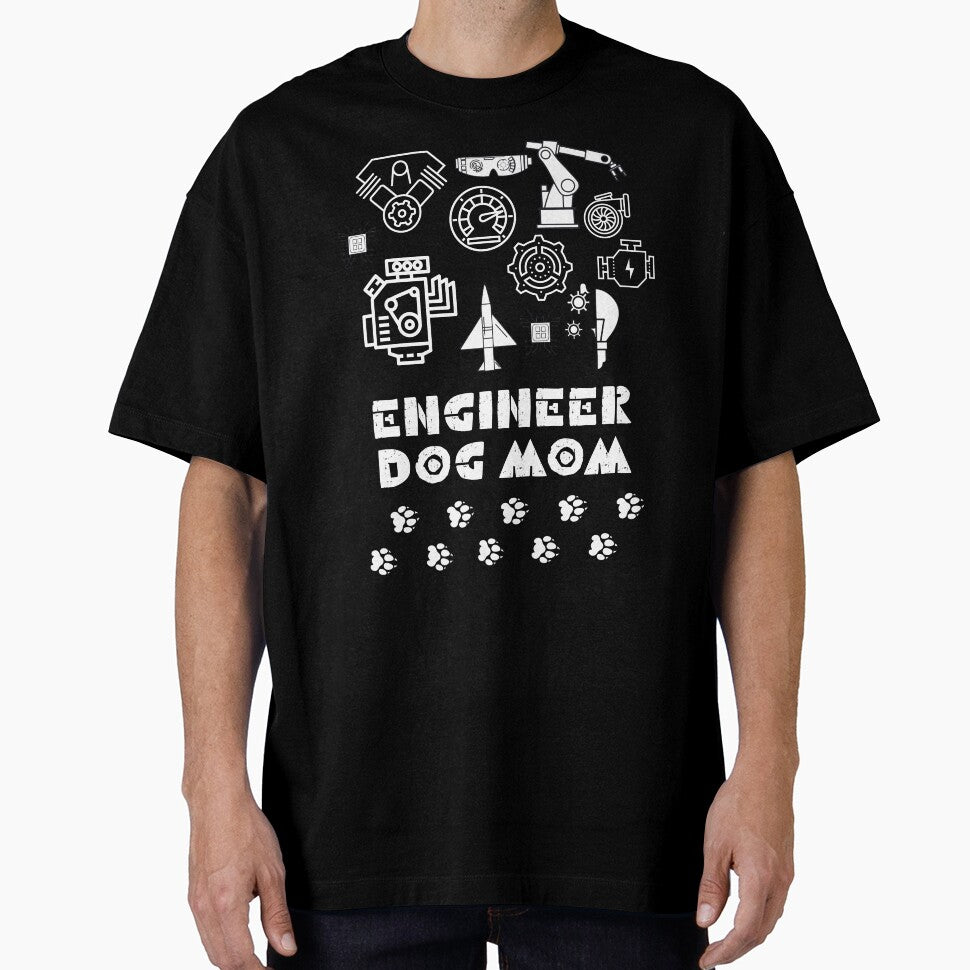 Engineer Dog Mom by givemedogs T-Shirts, Hoodie, Sweatshirt | BlankRebels.com (Image 1)