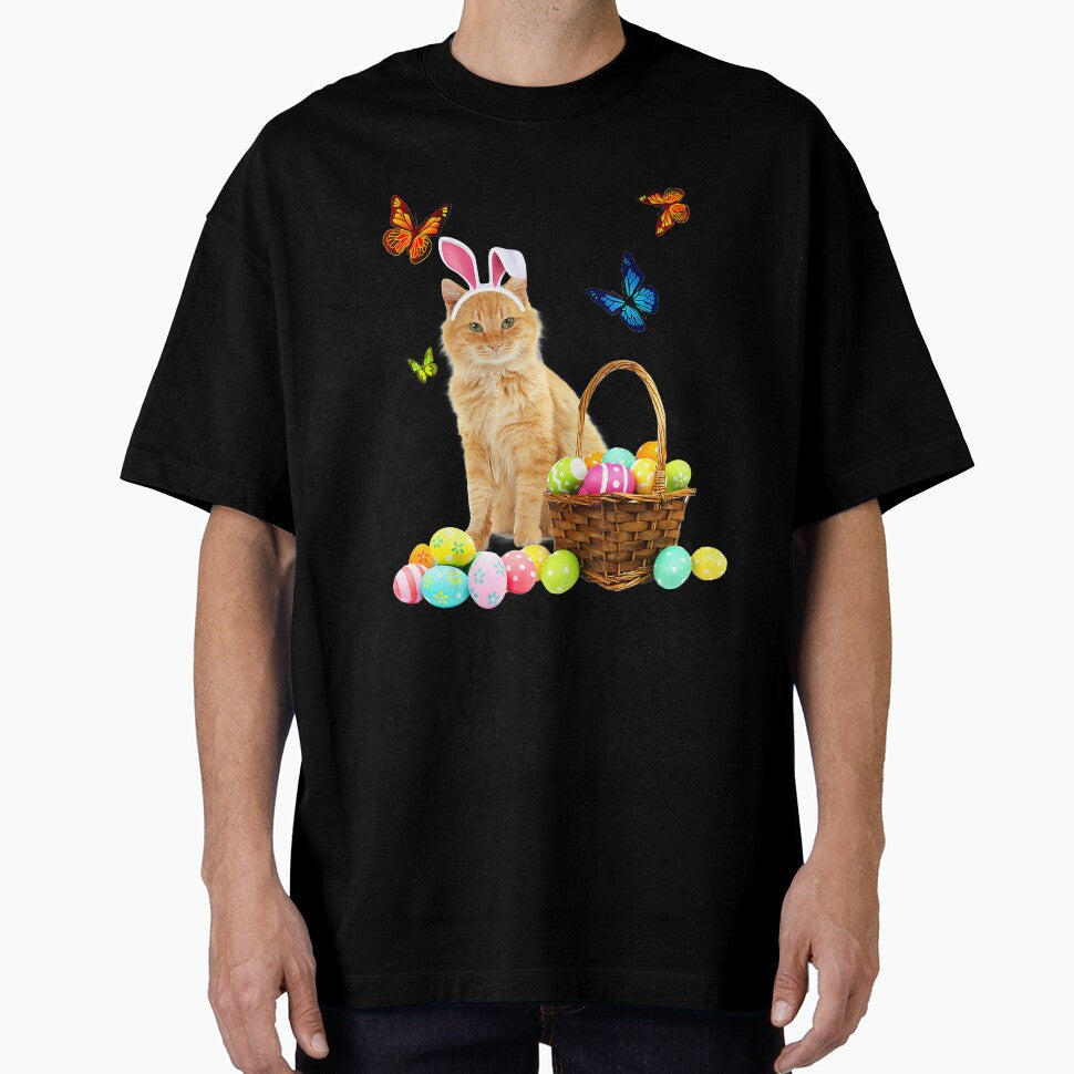 Adorable Cat Bunny Ears Rabbit Easter Eggs by bishopslater23