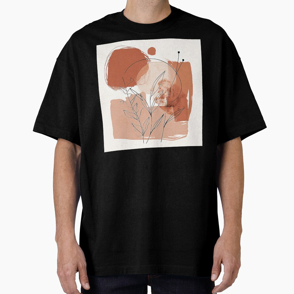 Boho Warm Terracotta Colors And Clay Hues Abstract by DEC02 T-Shirts, Hoodie, Sweatshirt | BlankRebels.com (Image 1)