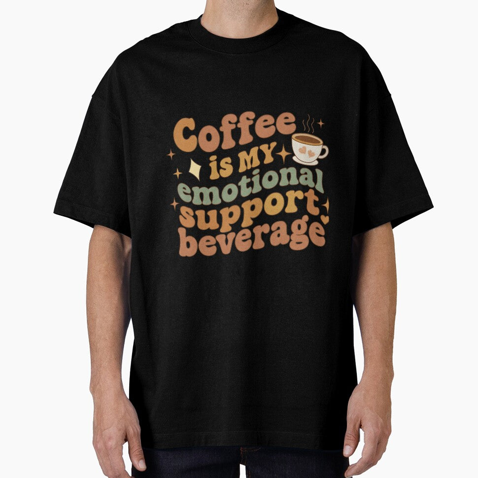 Coffee Is My Emotional Support Beverage – Funny Coffee Lover Quote for Work, Office, and Espresso Addicts by... (Image 1)