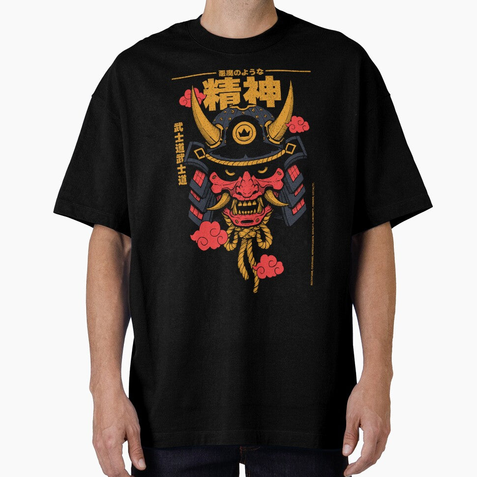 Oni Samurai by marceloosapo T-Shirts, Hoodie, Sweatshirt | BlankRebels.com (Image 1)