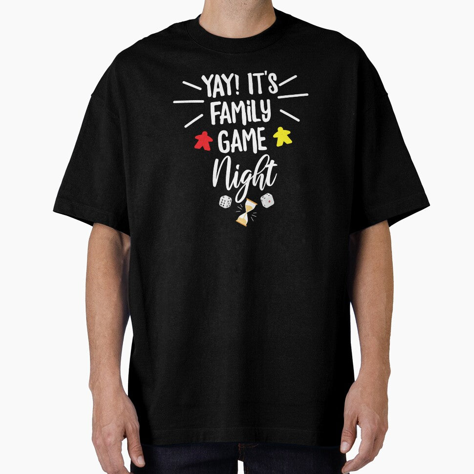 YAY! It's Family Game Night - Board Game Players by EstelleStar T-Shirts, Hoodie, Sweatshirt | BlankRebels.com (Image 1)