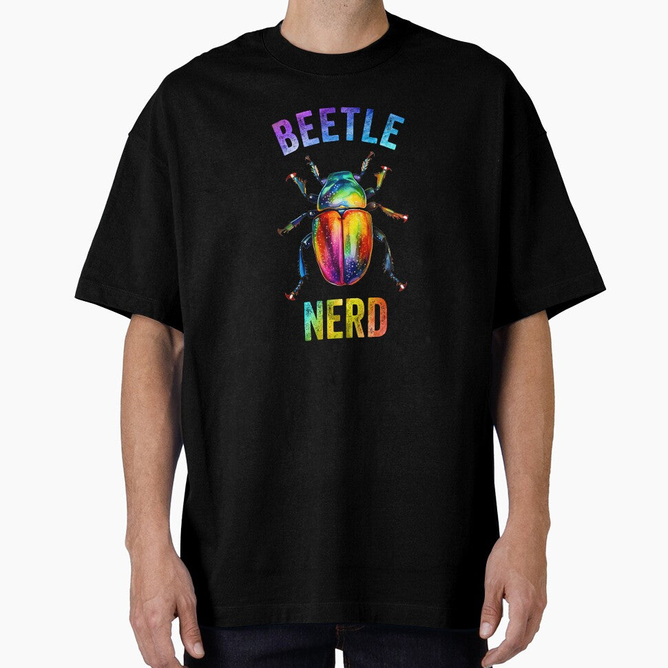 Beetle Nerd Colorful Watercolor Beetle by Zurickdesigns T-Shirts, Hoodie, Sweatshirt | BlankRebels.com (Image 1)