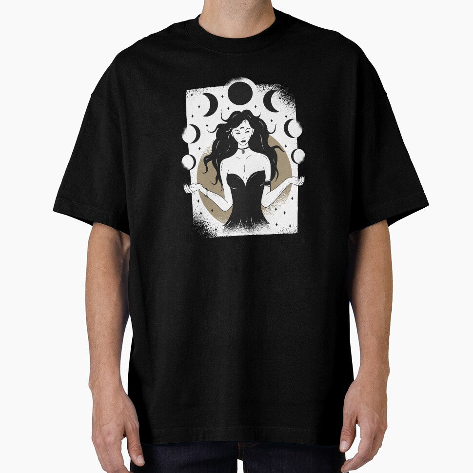 Moon goddess, moon phase by DerSenat T-Shirts, Hoodie, Sweatshirt | BlankRebels.com (Image 1)