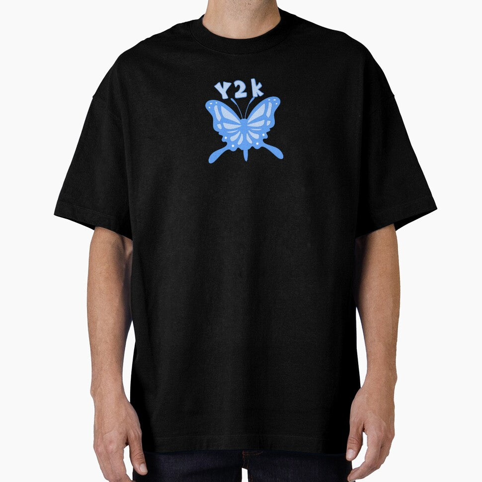 Blue Y2K Butterfly by gross-girl99