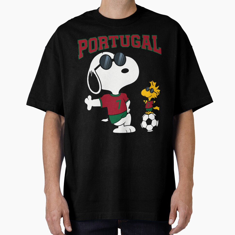 Snoopy Soccer Joe Cool Portugal Football Fan Carto by DoctorDesign99