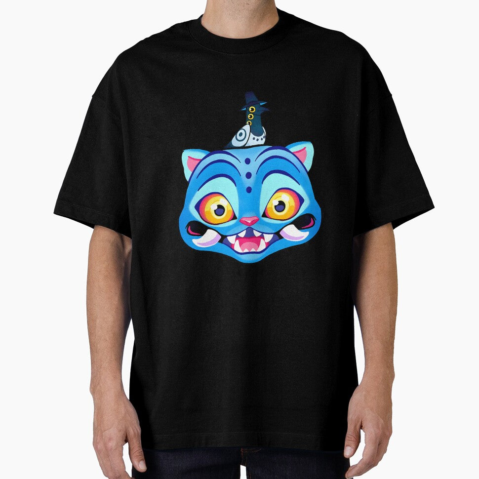 KPOP Demon Hunters Cat and Its Companion– Vibrant Fantasy Art, Trendy 2025 Kpop Design by DemonSlayKpop