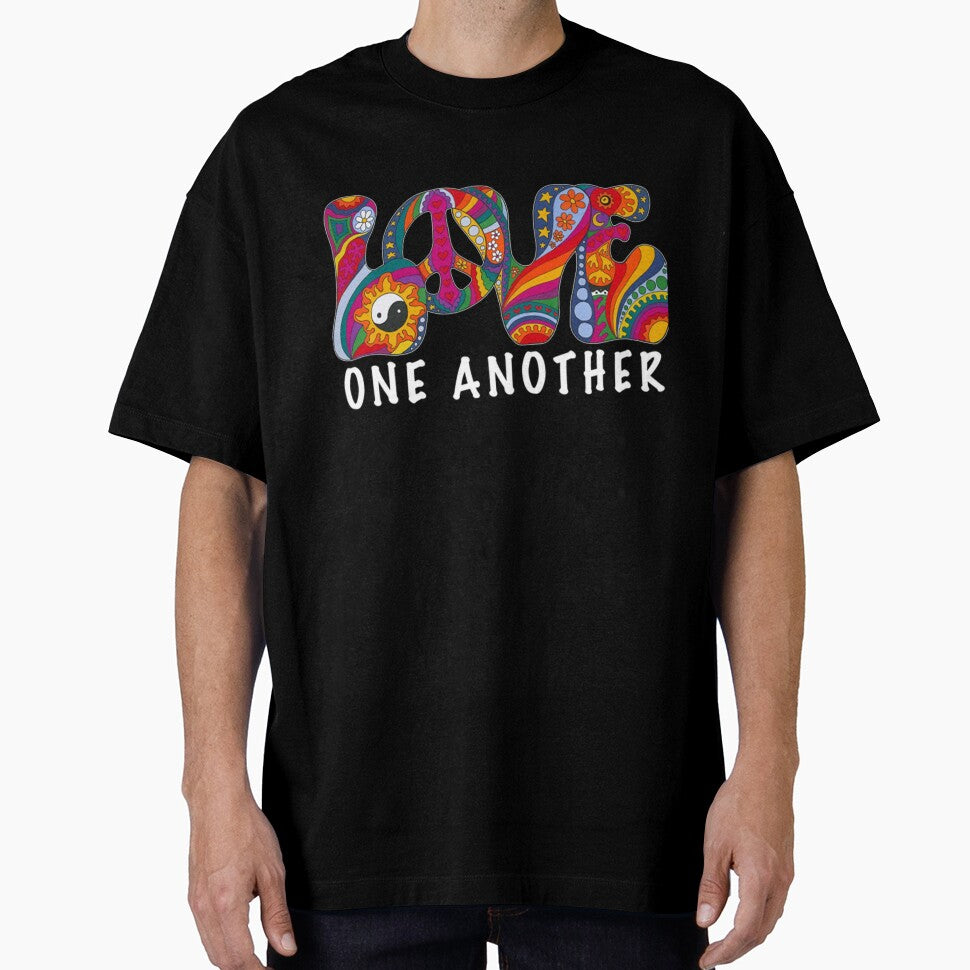 Hippie Flower Children Love One Another Hippie by GiteLois T-Shirts, Hoodie, Sweatshirt | BlankRebels.com (Image 1)
