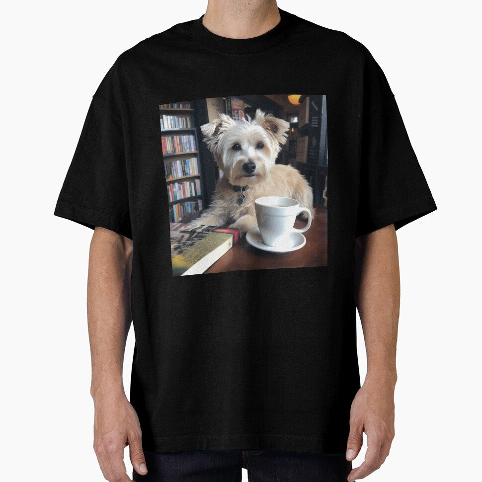Books and Coffee and Dogs and Social Justice by Animally-Ai T-Shirts, Hoodie, Sweatshirt | BlankRebels.com (Image 1)