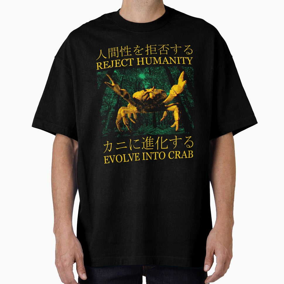 Evolve into Crab Japanese Vintage by VintageMedatsu