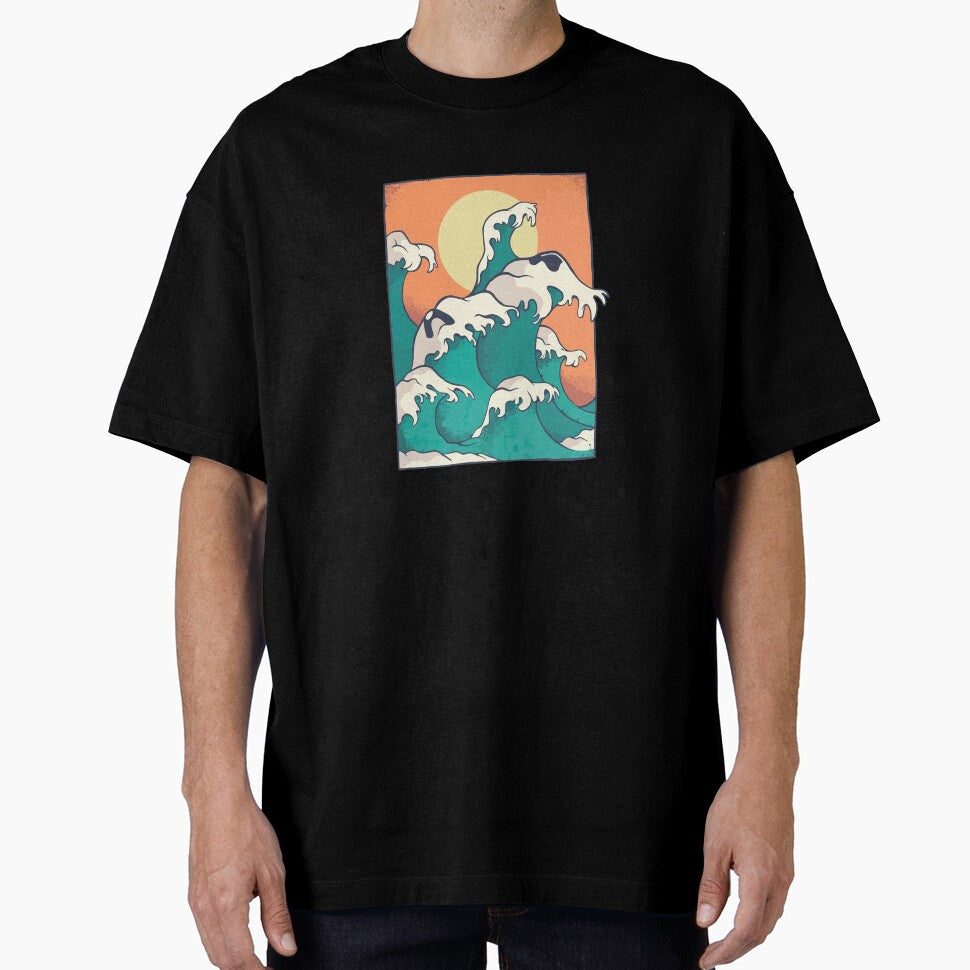 art of ocean waves vintage by zaher97 T-Shirts, Hoodie, Sweatshirt | BlankRebels.com (Image 1)