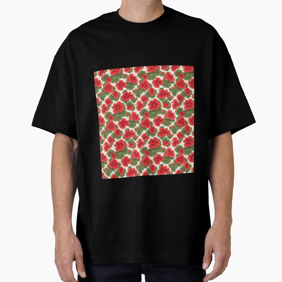 Red Geranium by LaTostada1 T-Shirts, Hoodie, Sweatshirt | BlankRebels.com (Image 1)