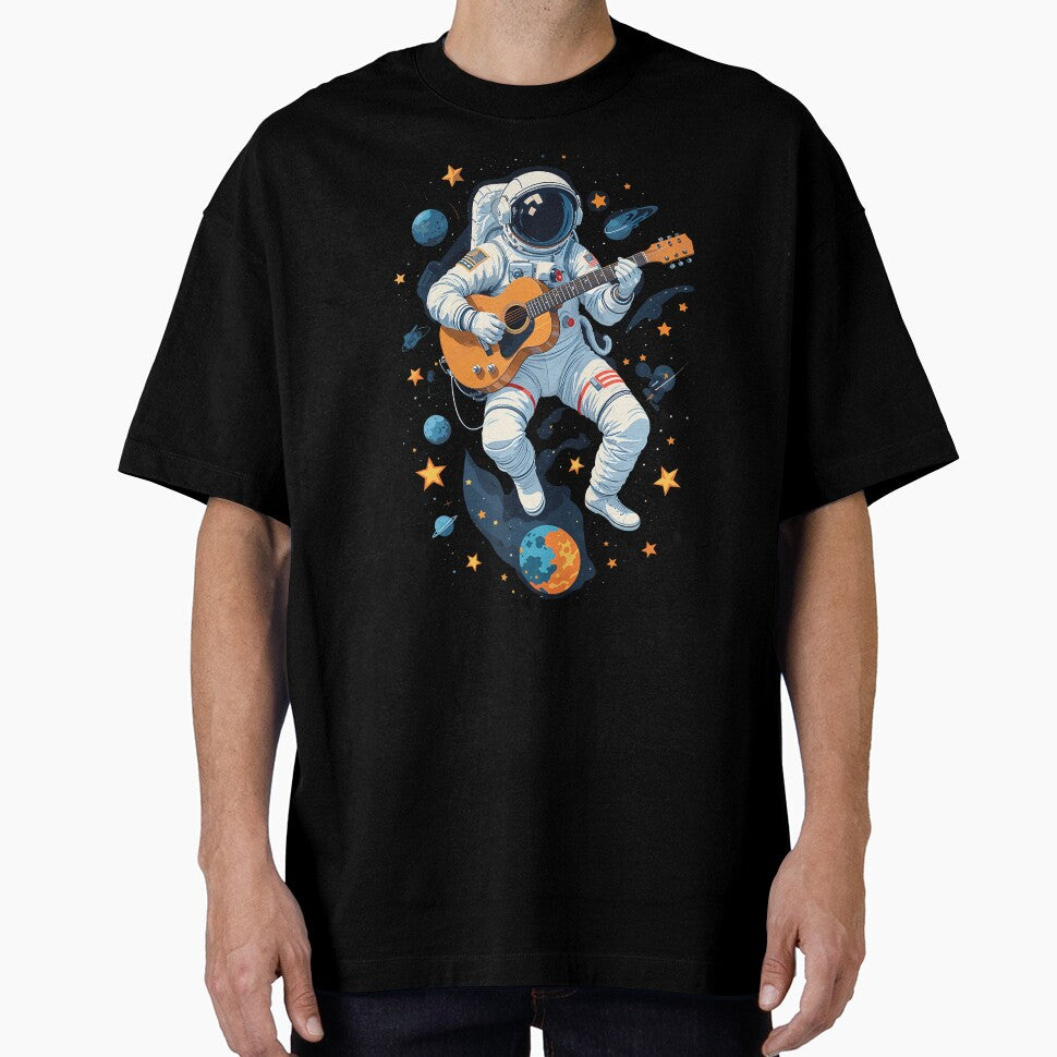 Astronaut Playing Guitar Shirt Spaceman Guitarist Musician by EarlineRenee Hoodie, Sweatshirt | BlankRebels.com (Image 1)
