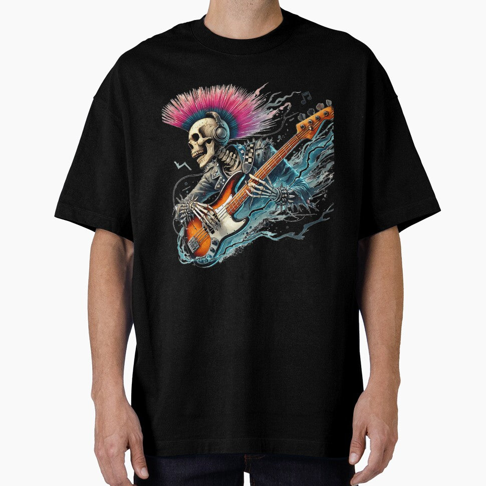 Band Rock Punk Skeleton Band Rock by ChristopheNoel1 T-Shirts, Hoodie, Sweatshirt | BlankRebels.com (Image 1)