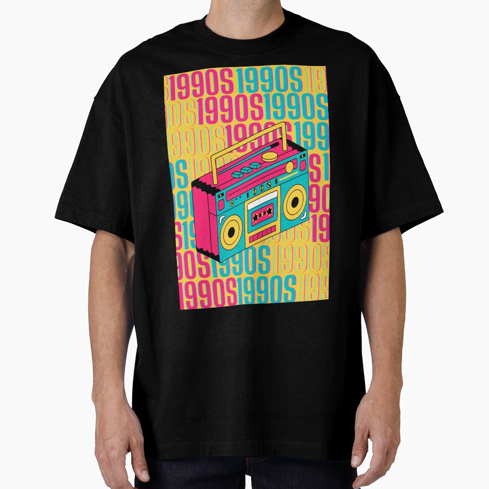1990s retro design 1 - OG Yellow Background by PunjabanJatti T-Shirts, Hoodie, Sweatshirt | BlankRebels.com (Image 1)