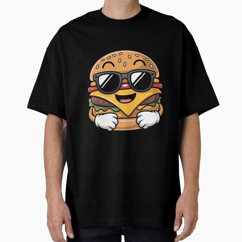 Cool Hamburger Cheeseburger with Sunglasses by sterabamineh T-Shirts, Hoodie, Sweatshirt | BlankRebels.com (Image 1)