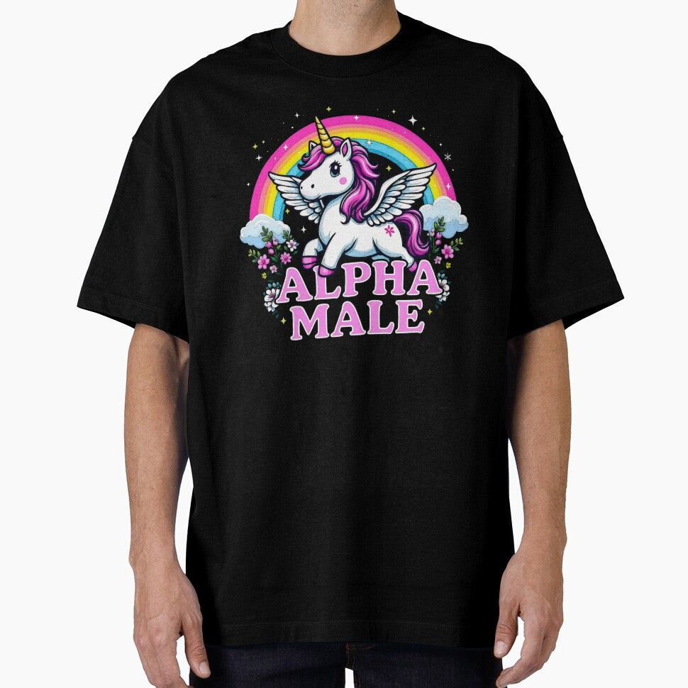 Alpha Male Funny Sweet Unicorn by Topmaxdesign T-Shirts, Hoodie, Sweatshirt | BlankRebels.com (Image 1)