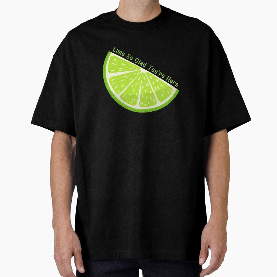 Lime So Glad You are Here Pun by LapillusDesigns