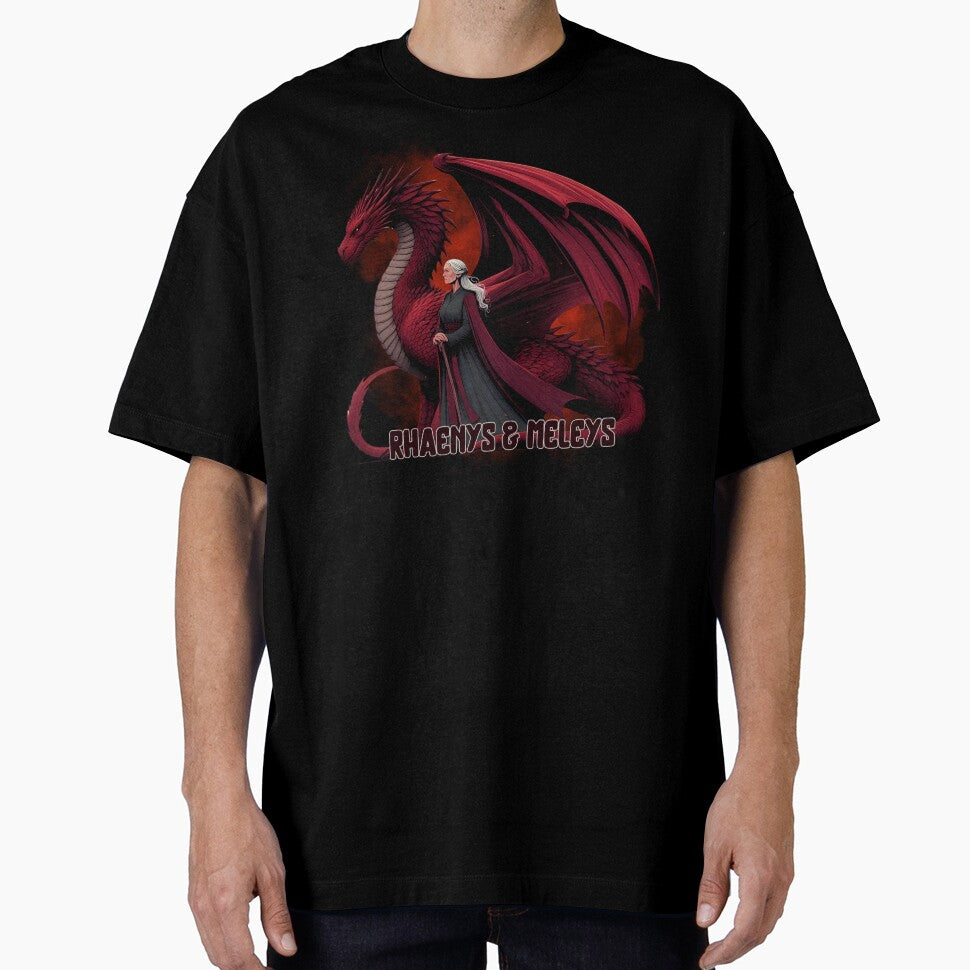 Rhaenys Targaryen & Meleys Dragon by Kormix T-Shirts, Hoodie, Sweatshirt | BlankRebels.com (Image 1)