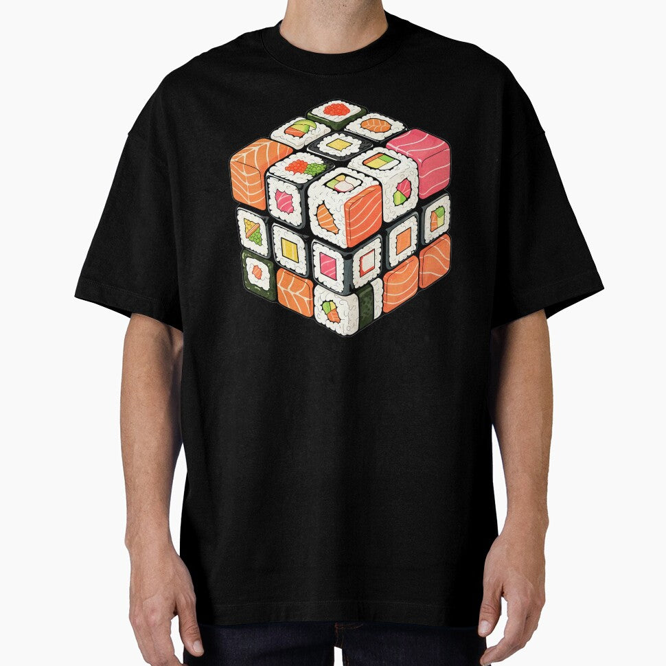 Rubik's Cube sushi by friedcactstudio T-Shirts, Hoodie, Sweatshirt | BlankRebels.com (Image 1)