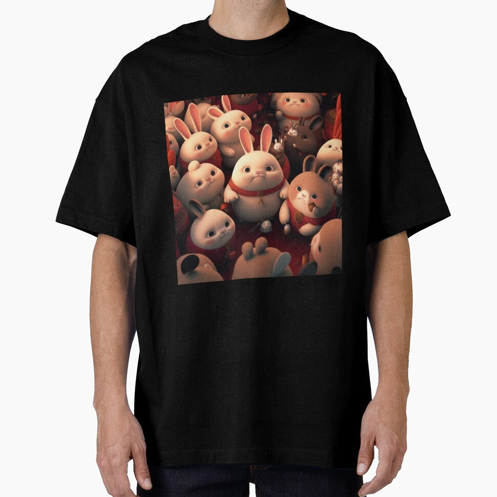 Chinese New Year: t-shirts with rabbit designs by BeerBot Hoodie, Sweatshirt | BlankRebels.com (Image 1)