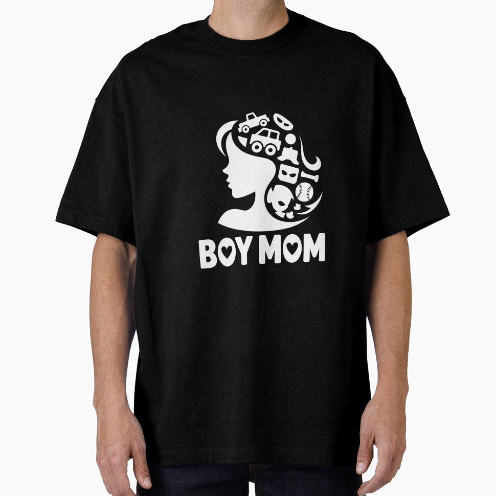 Rough & Tumble Boy Mom Pride Tees - Blue Designs by Reichcorp Hoodie, Sweatshirt | BlankRebels.com (Image 1)