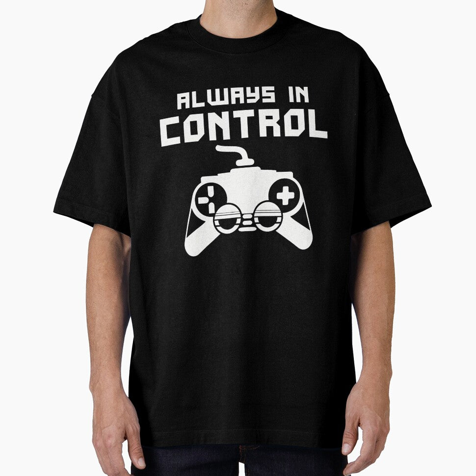 Gaming Console Controller Gamer Always In Control by GeorgeneCharlo T-Shirts, Hoodie, Sweatshirt | BlankRebels.com (Image 1)
