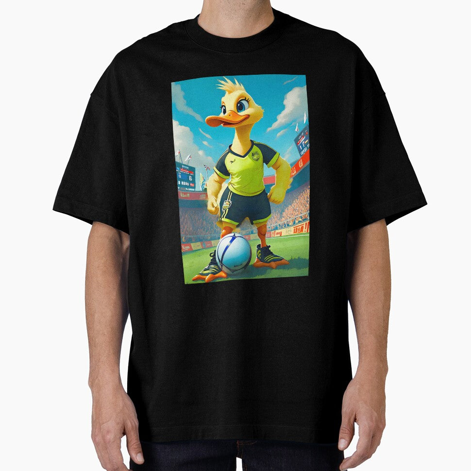 Soccer duck player in stadium by Creative Visualize