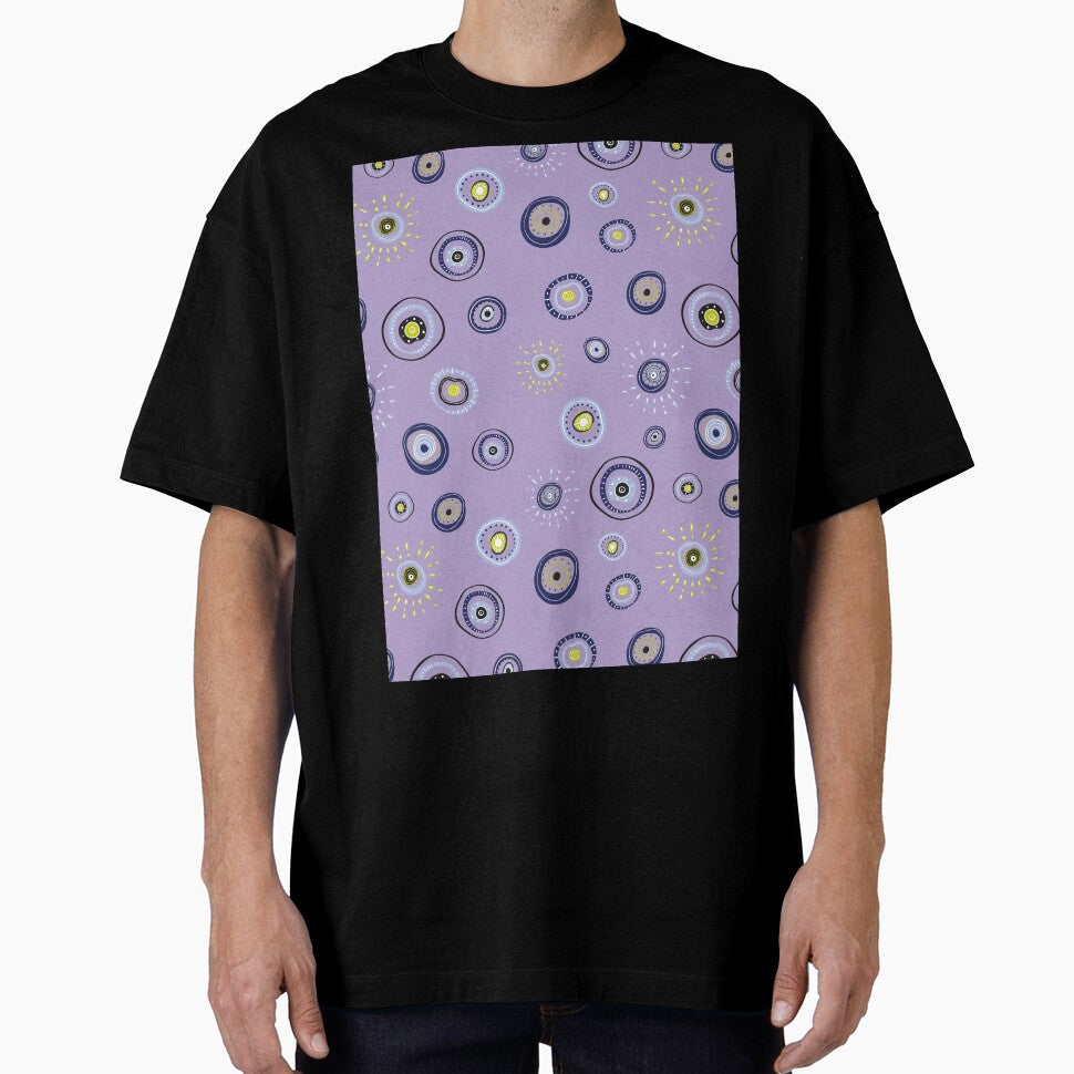 Greek evil eye pattern | Lavender background by Lena Morf T-Shirts, Hoodie, Sweatshirt | BlankRebels.com (Image 1)