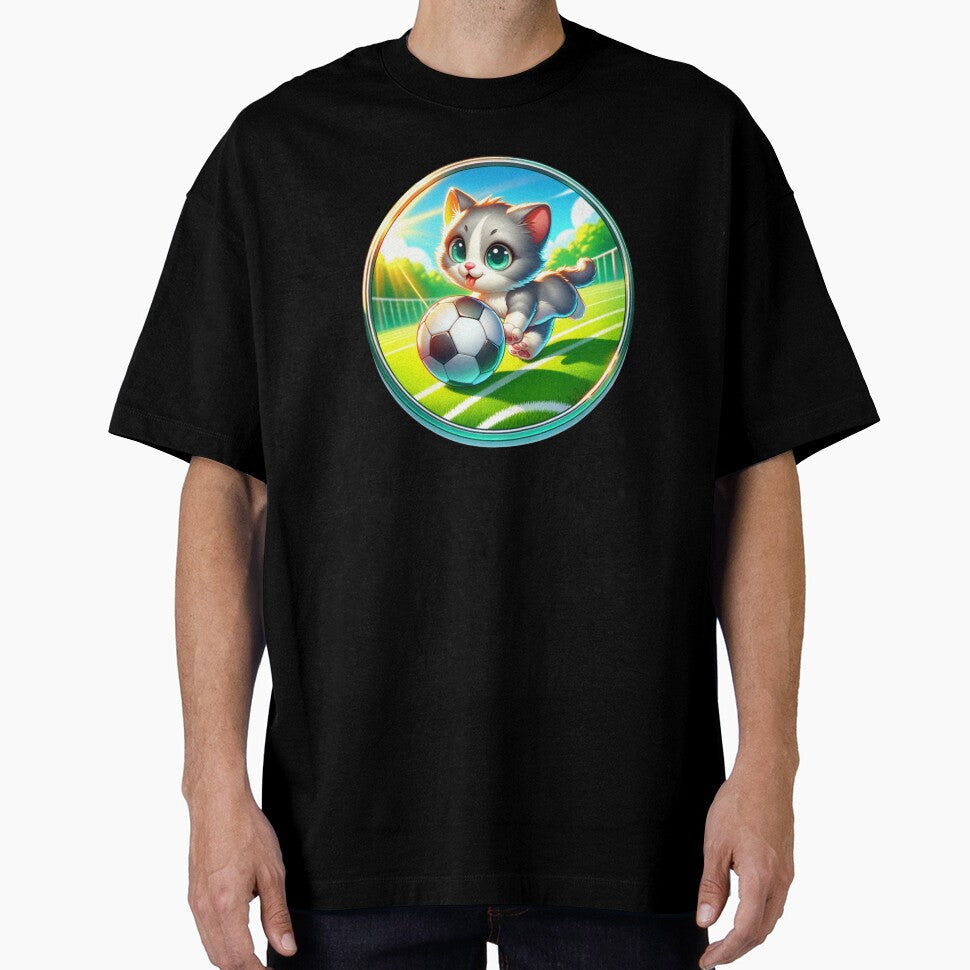 Cat Playing Soccer | Football | Soccer | Sports | Cute by ShopCoolStop