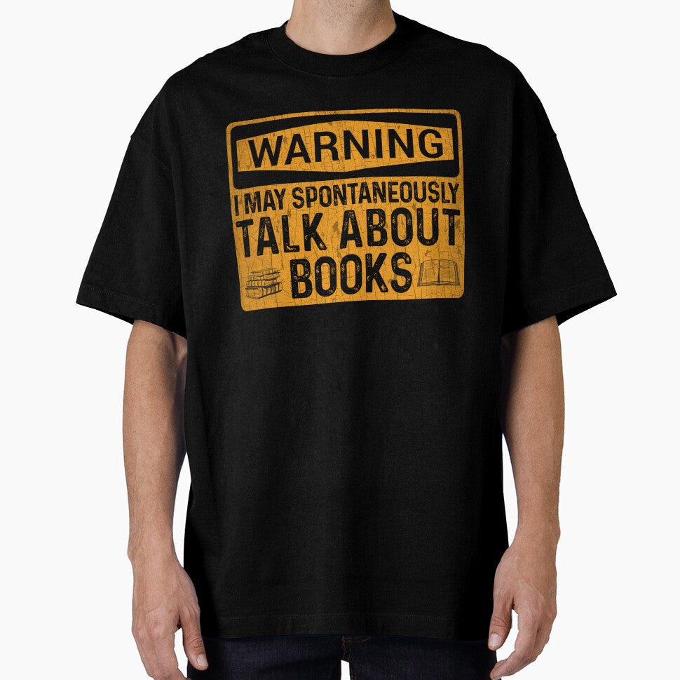 Book Lover Warning Sign by MintaApparel T-Shirts, Hoodie, Sweatshirt | BlankRebels.com (Image 1)
