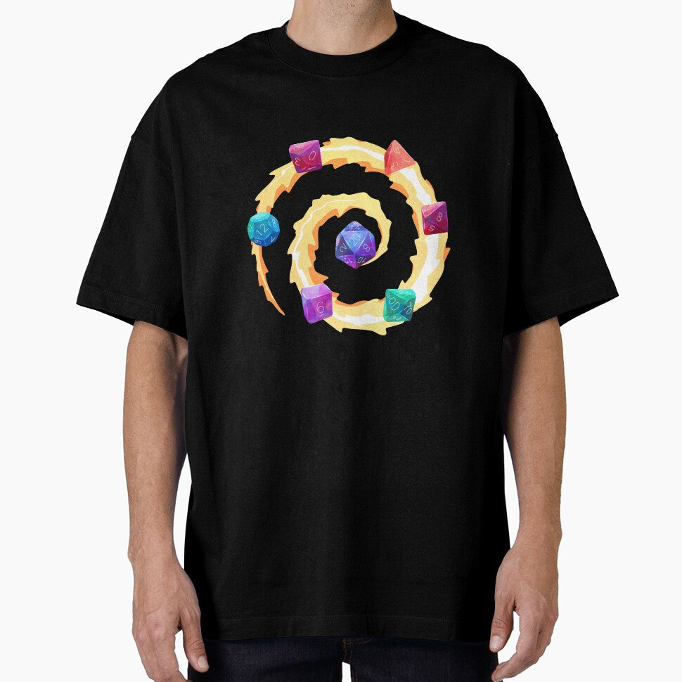 Tabletop RPG Magic Dice Swirl by -DearTreehouse- T-Shirts, Hoodie, Sweatshirt | BlankRebels.com (Image 1)