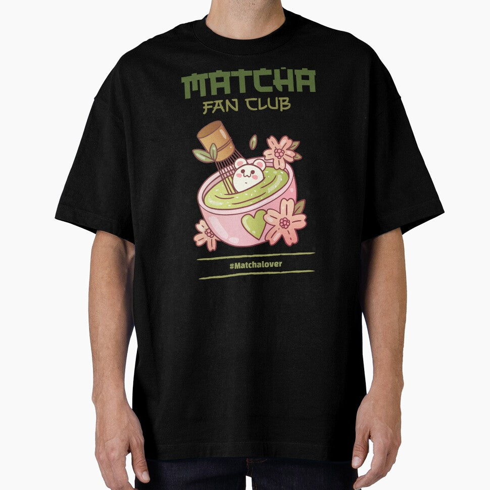 Matcha Fan Club #Matchalover T-Shirt Design by TEE Design by TK Hoodie, Sweatshirt | BlankRebels.com (Image 1)