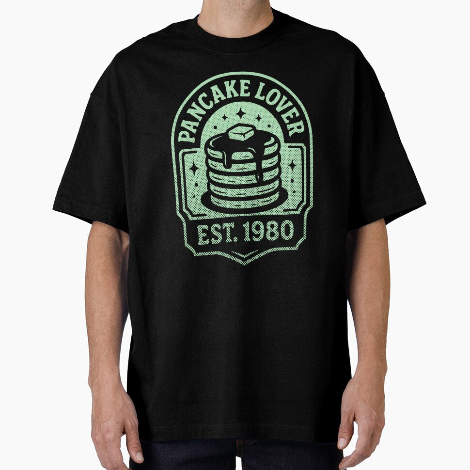 Pancake Lover Est. 1980 – Vintage Foodie by SnappyPNG T-Shirts, Hoodie, Sweatshirt | BlankRebels.com (Image 1)