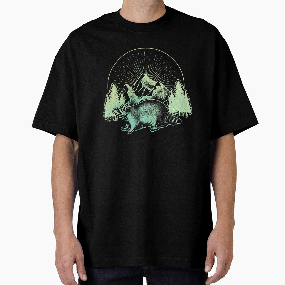 Raccoon Outdoor Camping by BLake77777 T-Shirts, Hoodie, Sweatshirt | BlankRebels.com (Image 1)