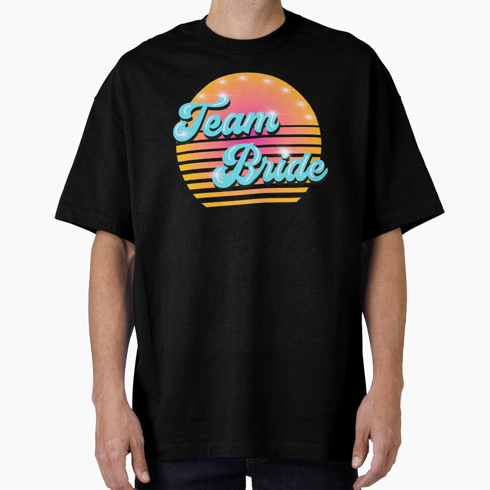 Team bride hen party girls squad vintage groovy by PG Illustration T-Shirts, Hoodie, Sweatshirt | BlankRebels.com (Image 1)