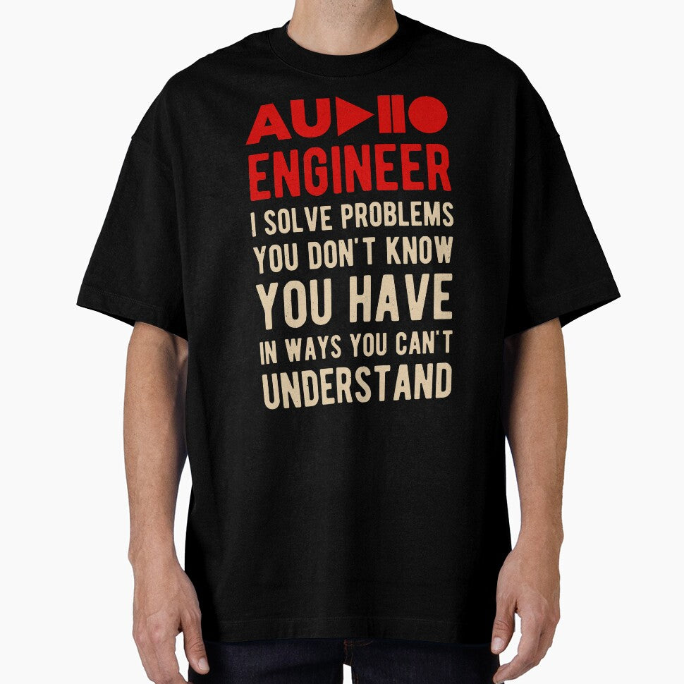 Funny Audio Engineer by artworkbyrihen T-Shirts, Hoodie, Sweatshirt | BlankRebels.com (Image 1)