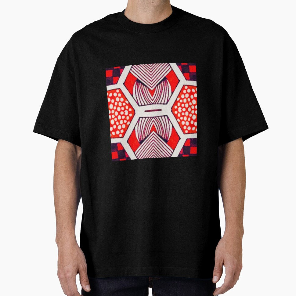 Red Black and White Geos 1 by debutpagesart T-Shirts, Hoodie, Sweatshirt | BlankRebels.com (Image 1)