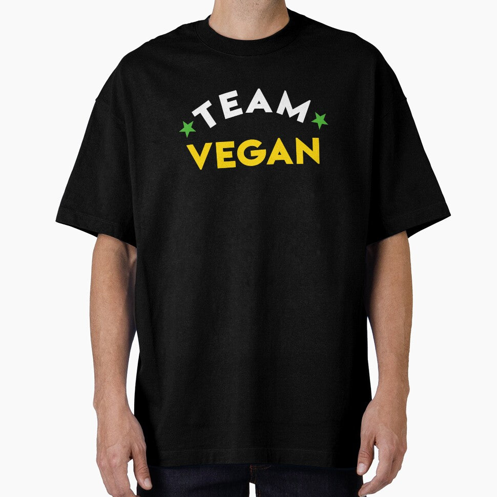 Team Vegan Art - Green Yellow by geekySlicks T-Shirts, Hoodie, Sweatshirt | BlankRebels.com (Image 1)