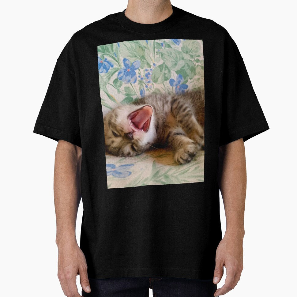 Cute Yawning Kitten by Quoppidou T-Shirts, Hoodie, Sweatshirt | BlankRebels.com (Image 1)