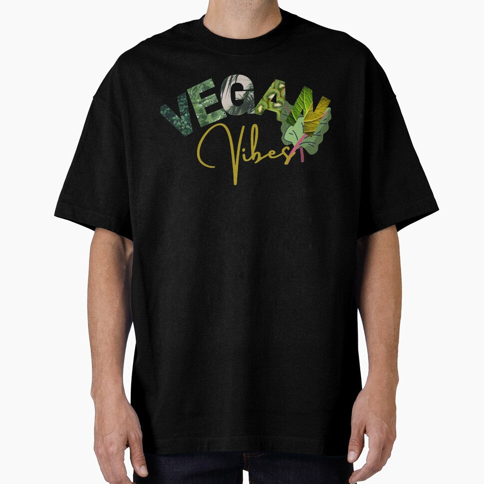 VEGAN VIBES,GO VEGAN by 3Akshithaa T-Shirts, Hoodie, Sweatshirt | BlankRebels.com (Image 1)