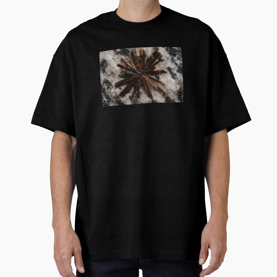 Astrophyllite Crystal Starburst in Granite Matrix by SassyArtistry T-Shirts, Hoodie, Sweatshirt | BlankRebels.com (Image 1)