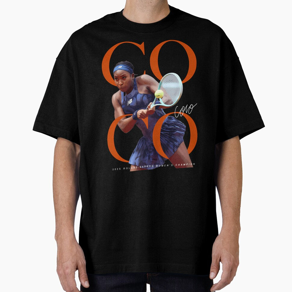 Coco Gauff by MDevoBecker T-Shirts, Hoodie, Sweatshirt | BlankRebels.com (Image 1)