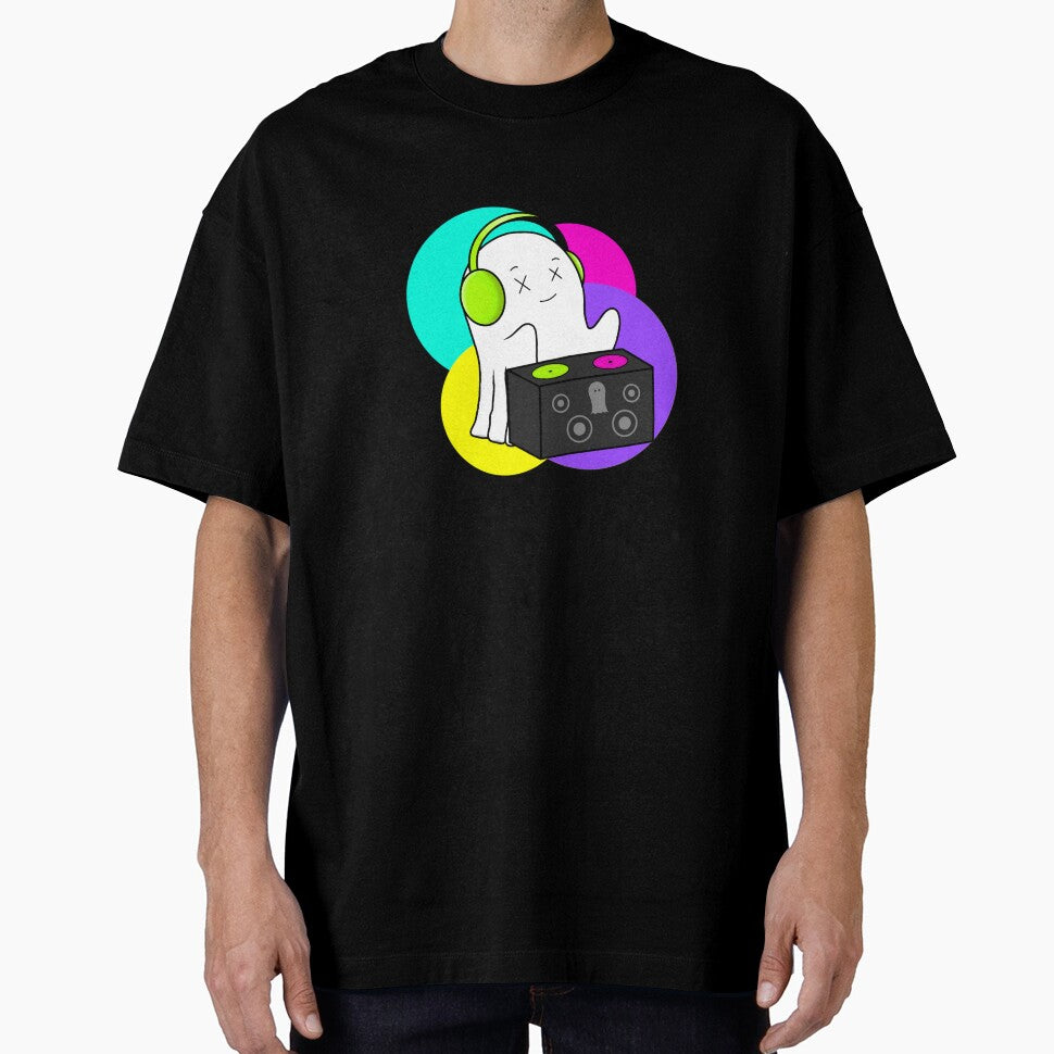 DJ Goo: the Ghost DJ by baileyperkins T-Shirts, Hoodie, Sweatshirt | BlankRebels.com (Image 1)