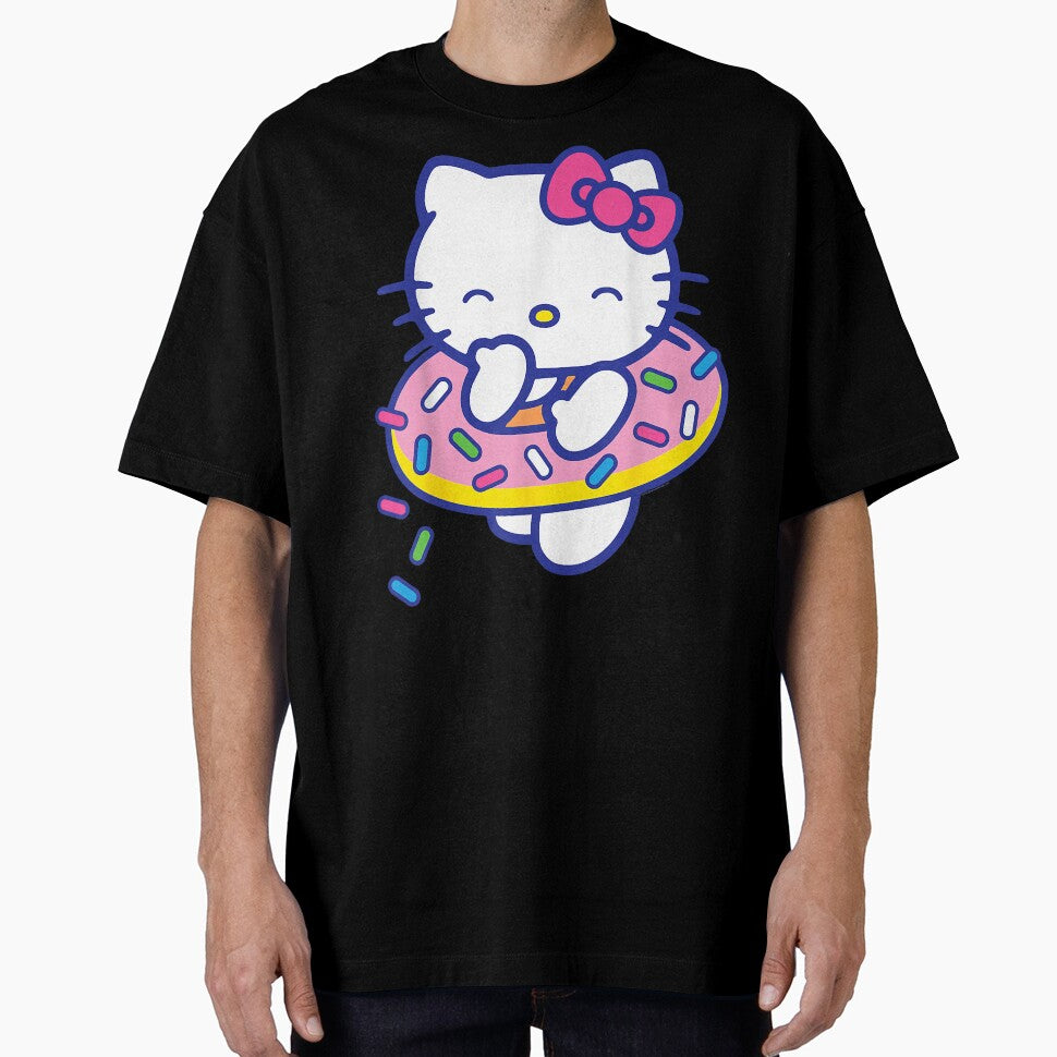 Hello Kitty Donut Sprinkles Floaty Summer Swimming T Shirt by gerald01020