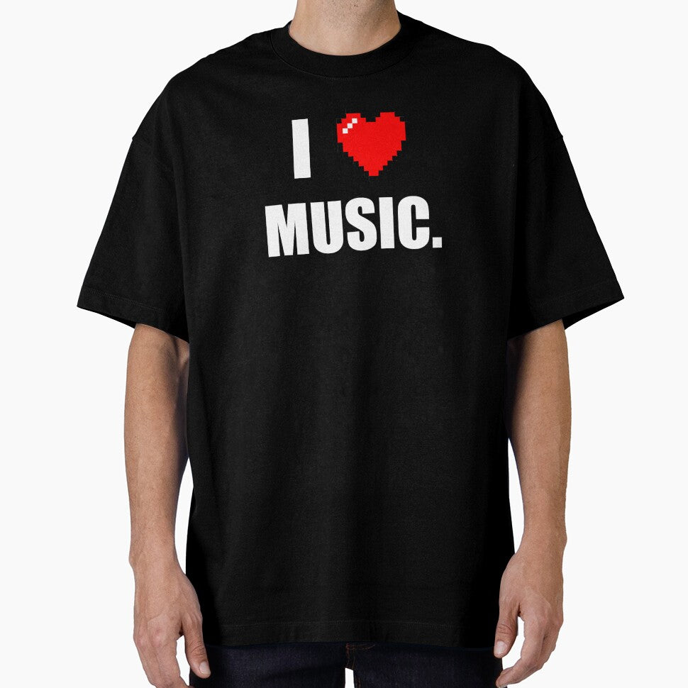 I Love Music by sathyaart T-Shirts, Hoodie, Sweatshirt | BlankRebels.com (Image 1)