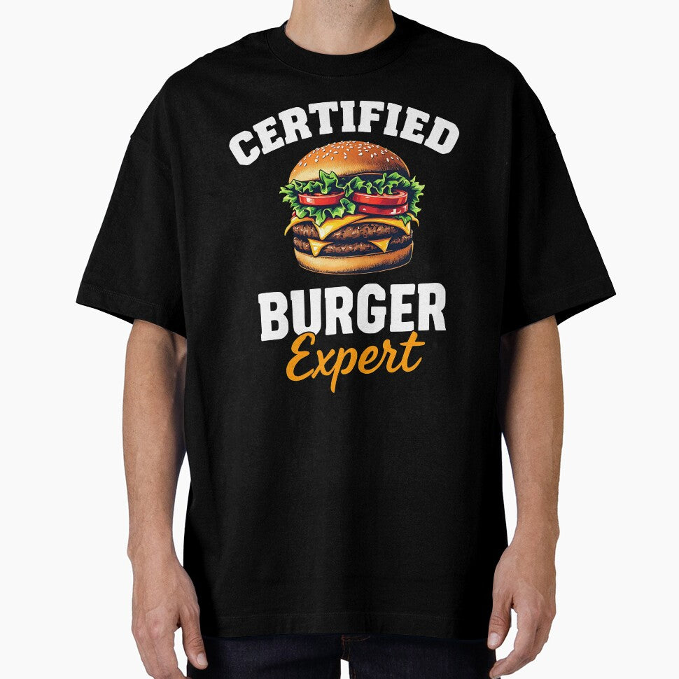 Certified Burger Expert by Topmaxdesign T-Shirts, Hoodie, Sweatshirt | BlankRebels.com (Image 1)