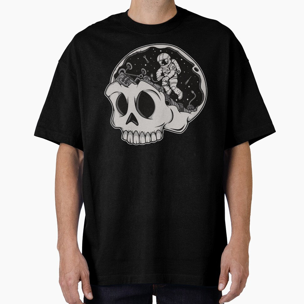Astronaut Skull Brain - Funny Outer Space Lovers by Desteroids T-Shirts, Hoodie, Sweatshirt | BlankRebels.com (Image 1)